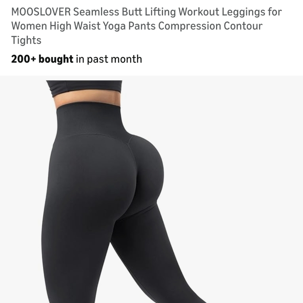 Mooslover button lifting leggings
